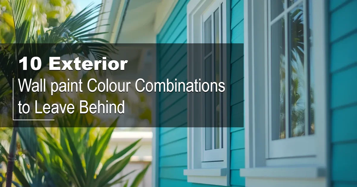 Exterior Wall Paint Colour Combinations
