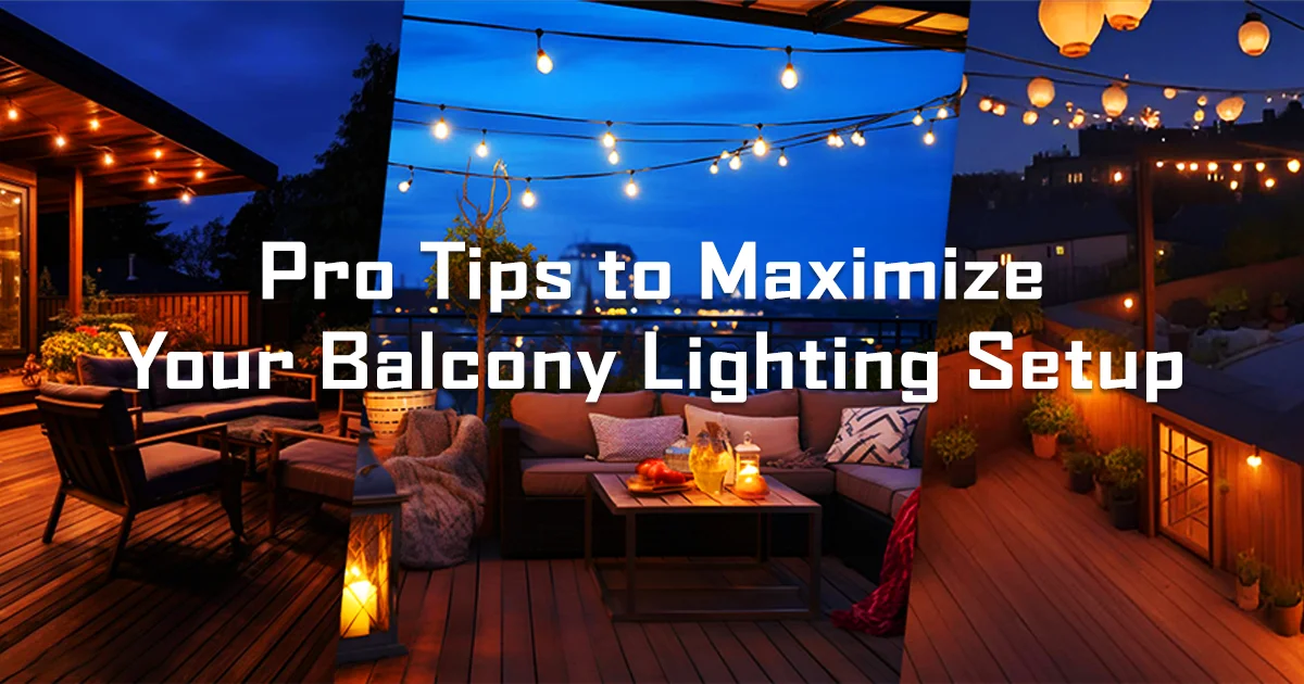 Top 10 Balcony Lighting Decorating Ideas for Modern Indian Homes 2 Pro Tips to Maximize Your Balcony Lighting Setup