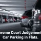 Supreme Court Judgement on Car Parking in Flats